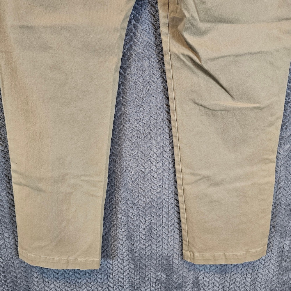 Gap Mens Straight Fit Chinos Khaki Tan Cotton Stretch Pants 34x30 1166 - Picture 7 of 9